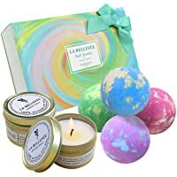 LA BELLEFÉE Bombas de Baño Aromaterapia de Baño Bolas Productos de Baño Imprescindibles- Baño de Burbujas- Sales de Baño…